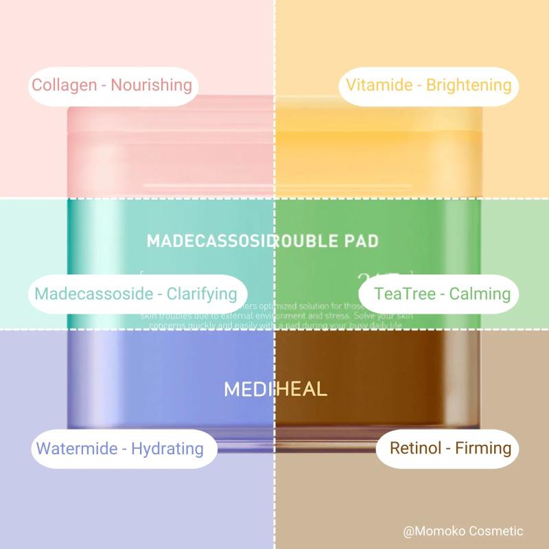 MEDIHEAL Toner Pad 100 Sheets – 8 Types