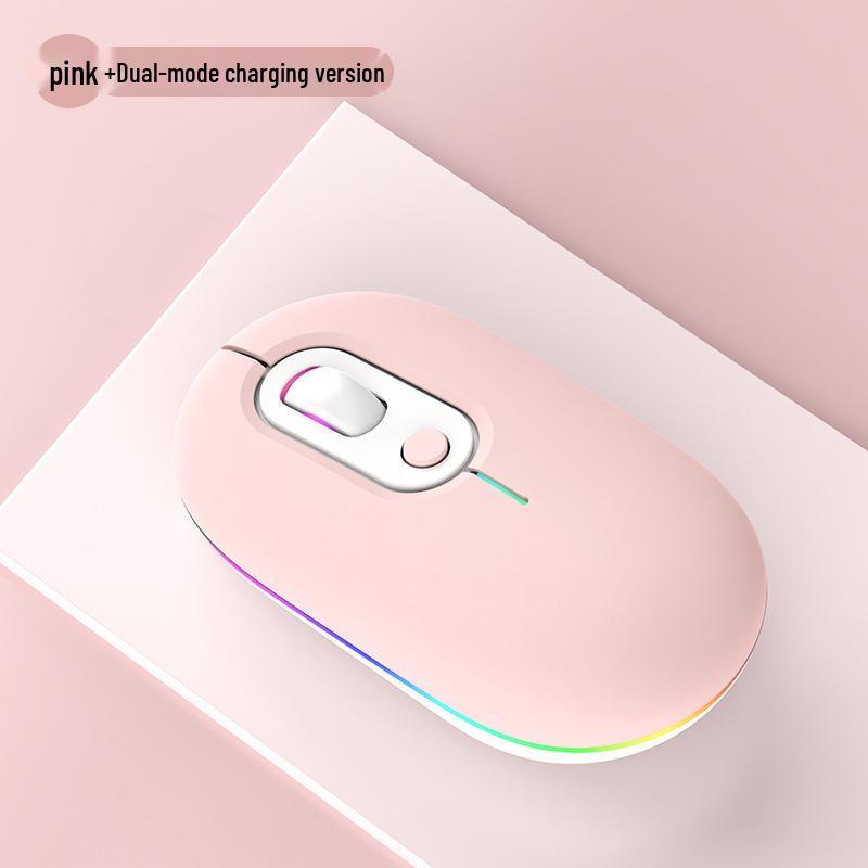 Macaron Color Wireless Bluetooth Dual Mode Silent Office Mouse