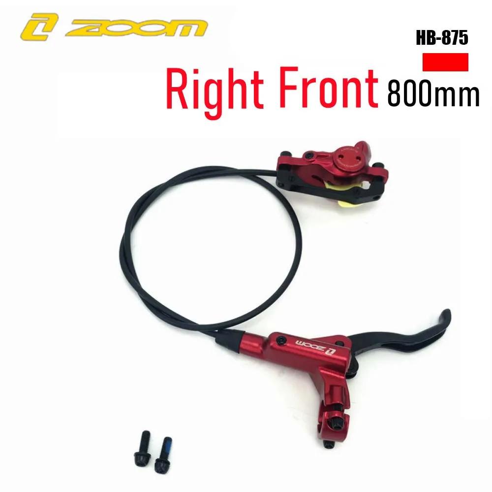 ZOOM HB875 MTB Bike Hydraulic Disc Brake Set 800/1400mm Left Front/Right Rear Mountain Bicycle Oil Pressure