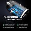 100W/200W QC3.0 PD Mini Car Charger 12-24V Lighter Fast Charging Car USB Type C Charger for Xiaomi Samsung Huawei iPhone Power