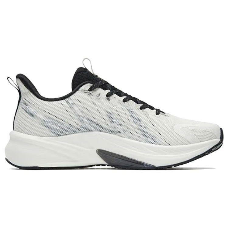 Anta Rocket 4.0 Soft Comfortable Shock Absorbing Wear Resistant Breathable Low Top Running Shoes Women Running Shoes Ivory-White 122245530-4