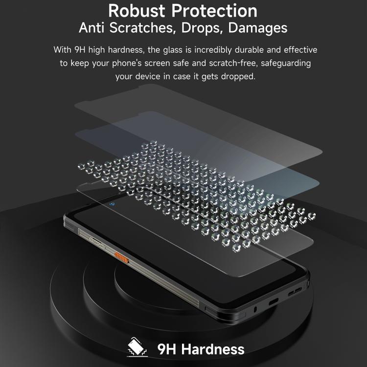2 pezzi / Confezione Ulefone 9H HD Anti Impronta Vetro Temperato Proteggi Schermo