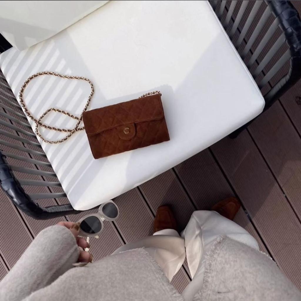 IELGY Chain Bag, Underarm Bag Mini Tote Bag