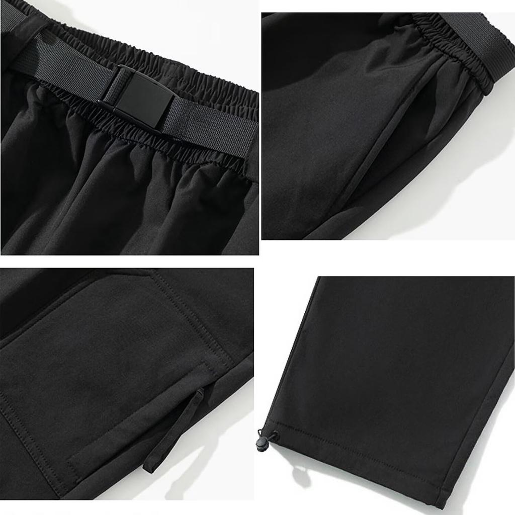 GAUASUIM Cargo Outdoor Long Trekking and Windproof for Fall and Winter Women's Pants, Pants, Pants, Fleece-Lined, Cold-Resistant, Waterproof,