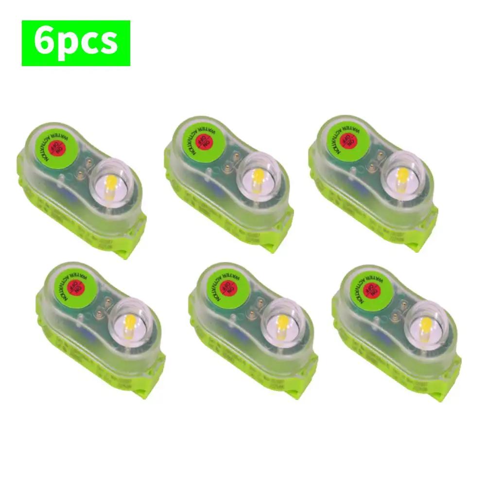 1-10 PCS Surfing Life Jacket Light LED Lithium Position Indicator Self-Lighting Life Saving Swimming Warning Lamp Attract Safet