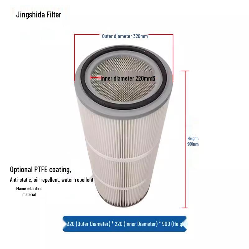 Quick-Release Dust Collector Cartridge for Industrial Powder Coating & Blasting