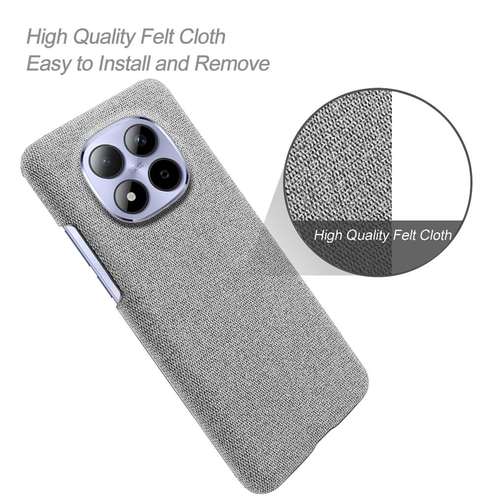 Fabric Cloth Thin Cell Phone Cover Case for Xiaomi POCO M8 Pro 5G POCOM8 Poco F8 Ultra X7 Pro Poko Phone Accessories