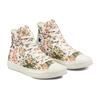 Converse Chuck Taylor All Star Cashew Flower Trendy Outdoor Casual High-top Canvas Shoes Women's White Red Brown