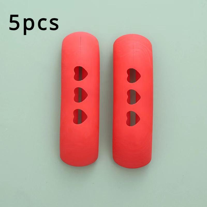 

5PCS Ручка кришки каструлі для шліфування Рукавички Каструля Пароварка Ручка каструлі для супу Теплоізоляція Кришка каструлі проти опіків 5pcs