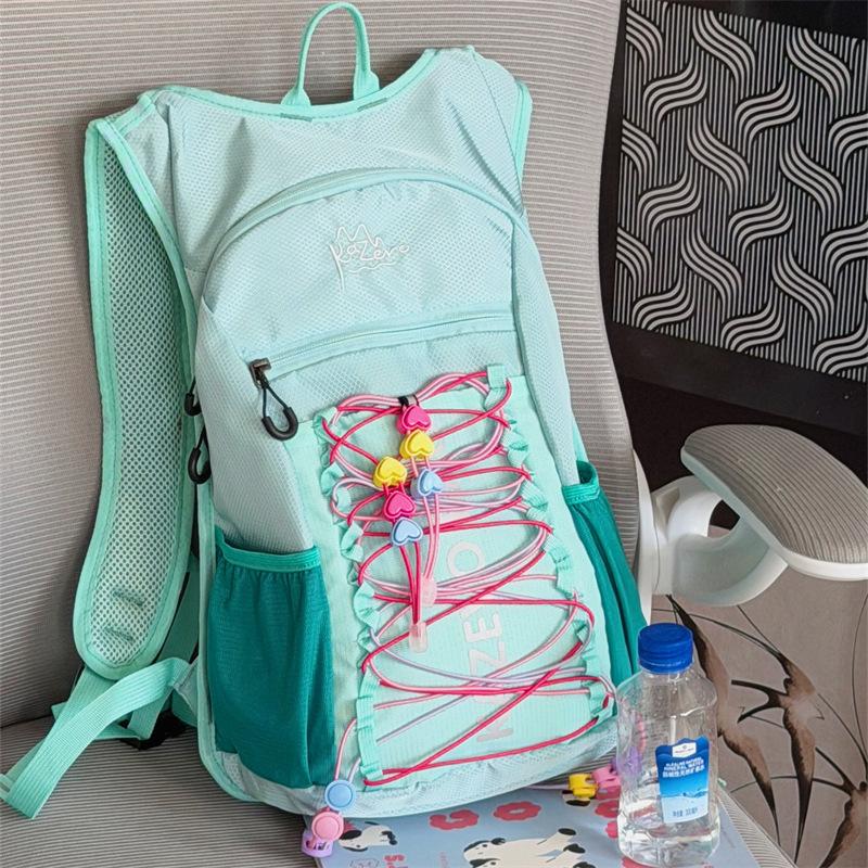 Schoolbag New Contrasting Color Ultra-lightweight Outdoor Backpack Riding Hiking Bag Men's and Women's Travel Mountain Climbing Lightweight Equipment