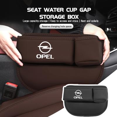 Leder Auto Sitzspalt Füller Aufbewahrungsbox Tasche Becherhalter Handyhalter Für ADAM ASTRA J K CORSA E INSIGNIA MOKKA VIVA Meriva