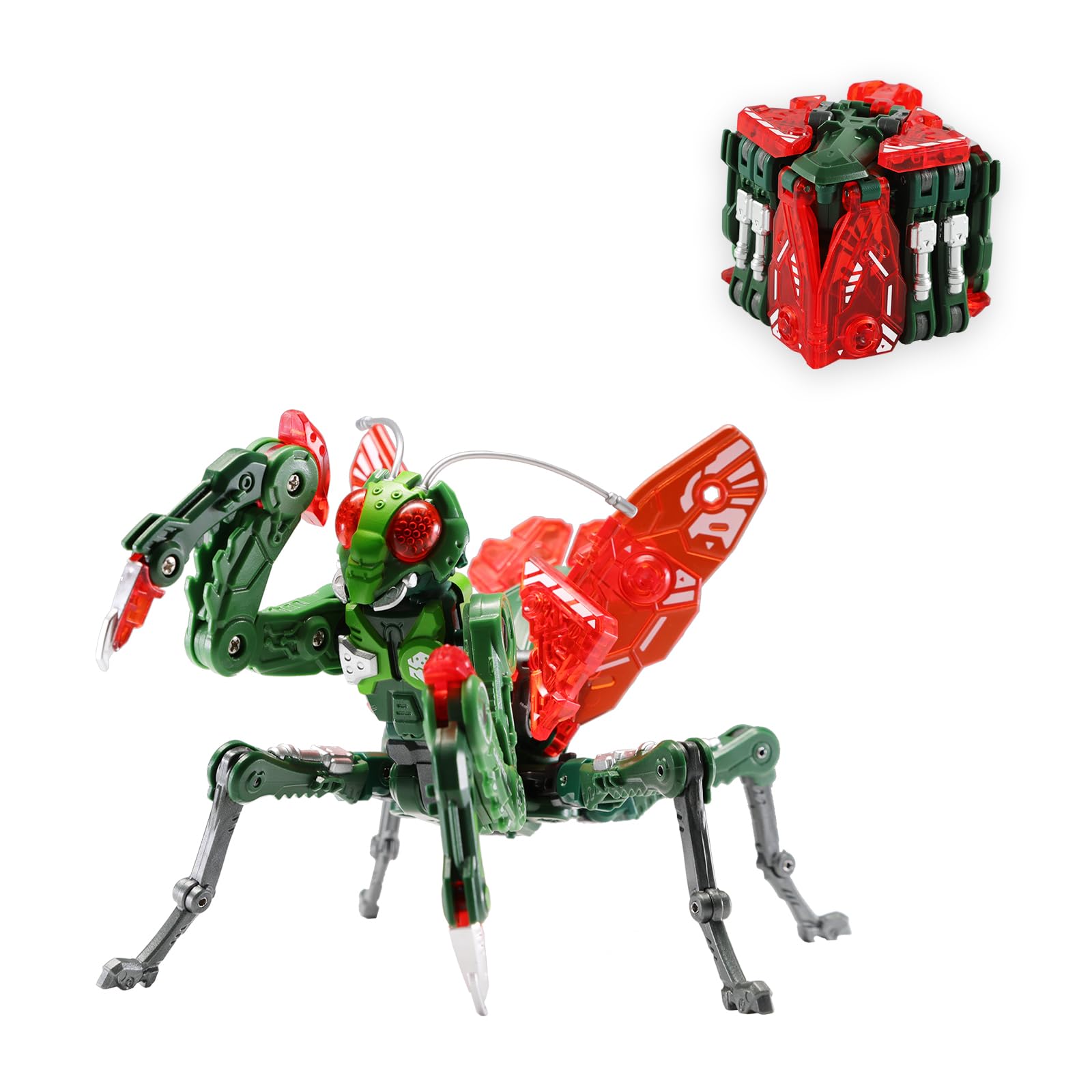 

52TOYS BEASTBOX BB-28 REAPER Трансформирующаяся игрушка, Куб в Насекомое Богомол, Окрашенная Высокоартикулированная Фигурка, Без Батареек