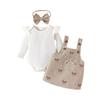 Kids Cartoon Top & Skirt Set, Casual Daily Outfit
