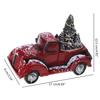 Christmas Resin Truck Toy Vintage Pickup Truck Car with Tree New Year Christmas Decoration Adornments Gift