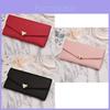 New Fashion Lady Fox Decorated Long Women's Wallet Korean Style Women's Cute Leather Clip Multi-card Slot Phone Bag Trendy Soft