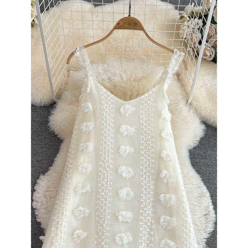 Sanya Photography Loose Three-Dimensional Dress Summer Sling