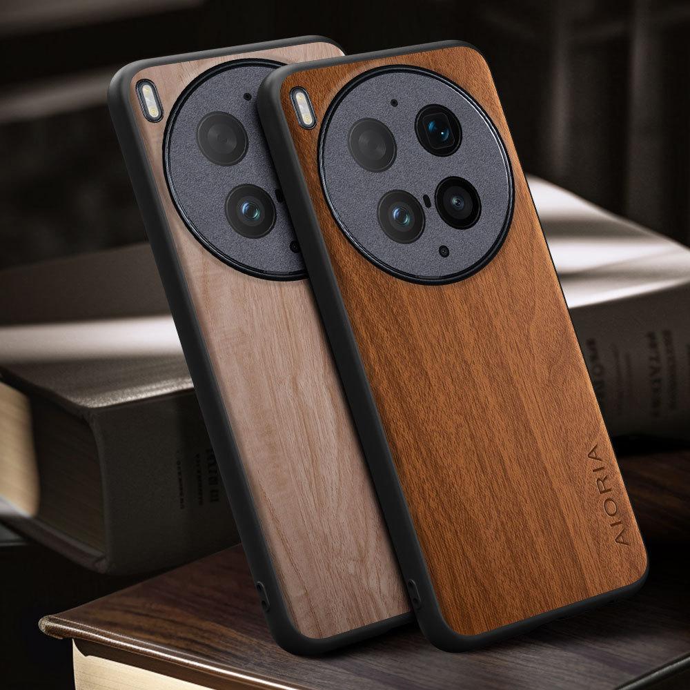 Hülle für Vivo X300 Pro Ultra funda Bambus-Holzmuster Vier-Ecken Explosionsgeschützte Rückabdeckung für vivo X300 Pro Ultra case