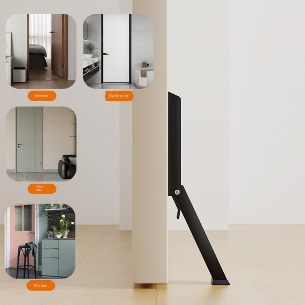 Foot Operated Door Stop Door Stop For Offices Indoor Outdoor Door Stop Rubber Anti-Slip Head Stainless Steel Material