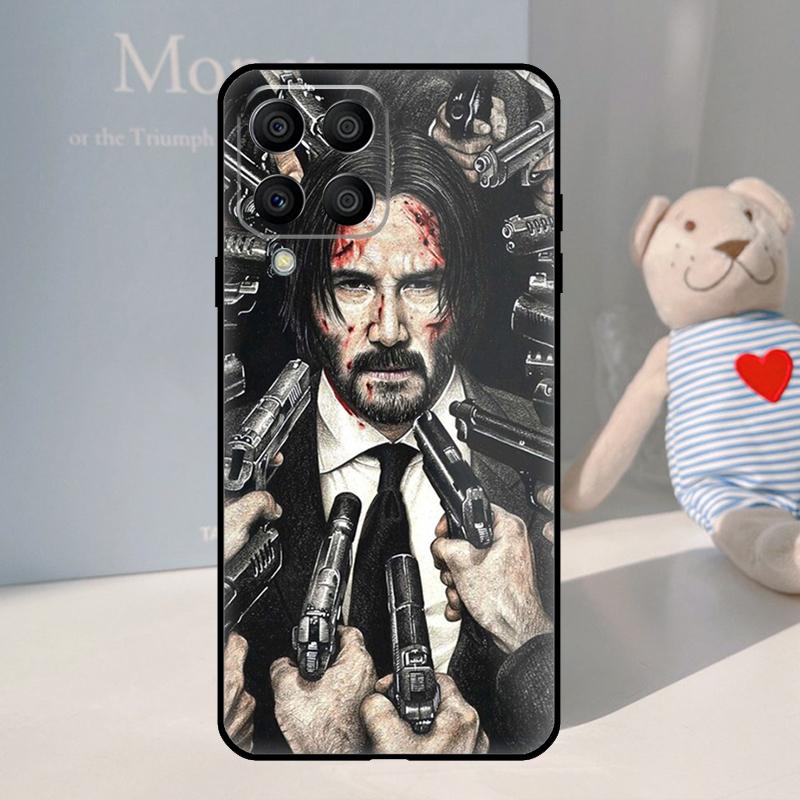 John Wick For Samsung Galaxy M21 M11 M31 M13 M33 M35 M53 M55 M15 M14 M34 M54 M12 M32 M52 M06 M16 Case