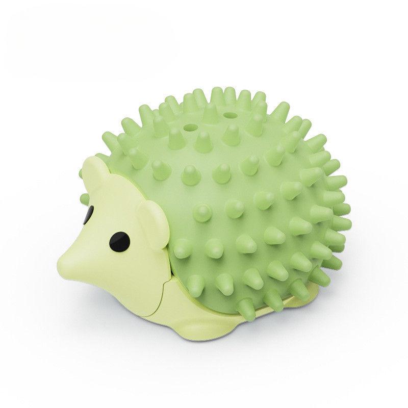 

New Cat Toys Hedgehog Dabber Teething Catnip Ball Toys Cat Self High Toys зелений