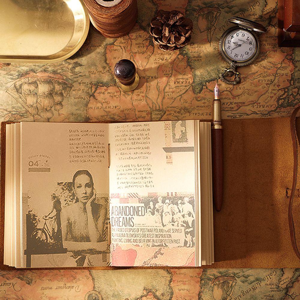 Meeting Record Business Notebook Retro Leather Notebook Retro Travel Journal Writing Notebook