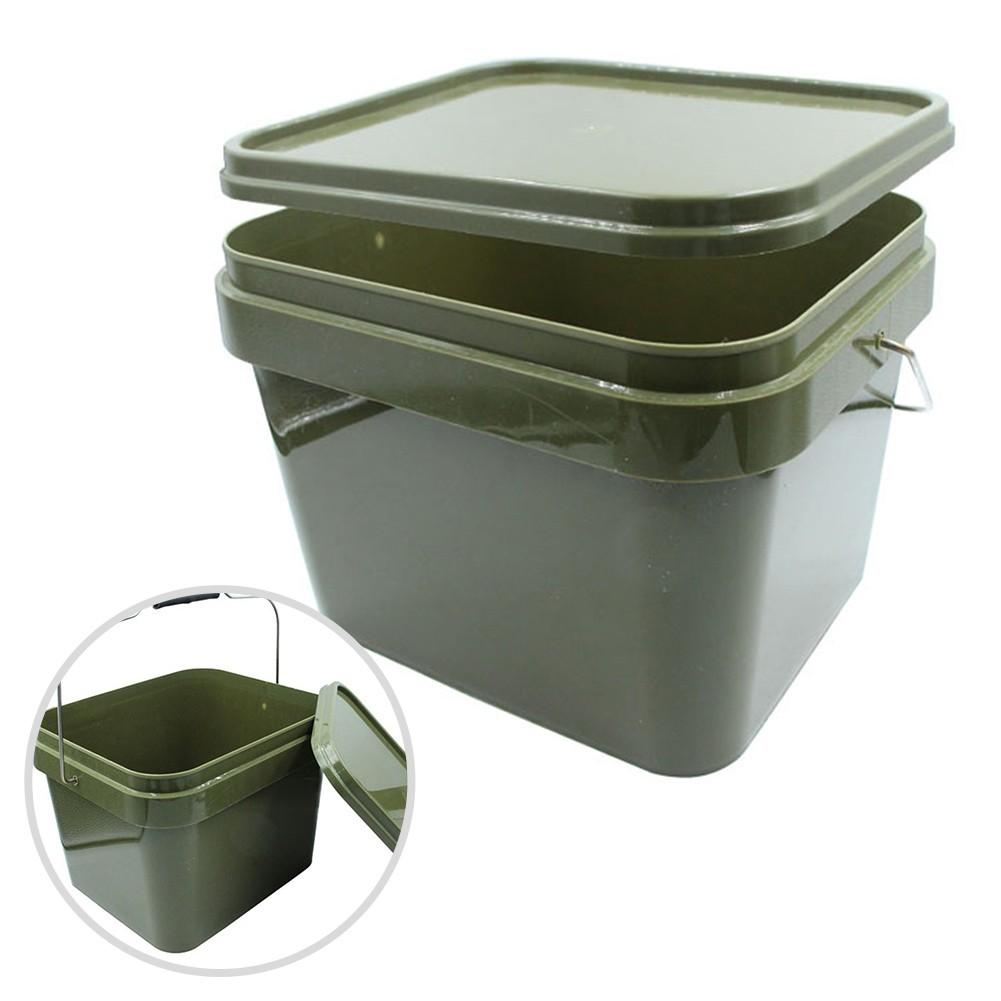 5L Capacity Bait Mixing Bucket Carp Fishing Bucket Fishing Storage Solution