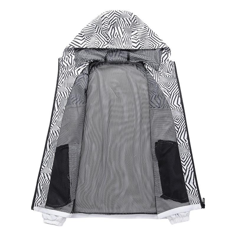 Pánská jarní a podzimní bunda Tenká ležérní bunda Bunda s kapucí Venkovní sportovní bunda Pánské