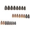 Autumn/Winter Leopard Print Cat Eye Short Almond Wearable Nails