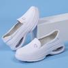 Damen Schwesternschuhe - Weich, Atmungsaktiv, Rutschfest, Bequem, Flacher Absatz, Luftpolster, Höhenerhöhend, Echtes Rindsleder für Medizinische Arbeit