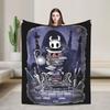 Hollow Knight Spieldecke Geist Flanell Großartig Warm Kuscheldecke für Zuhause Alle Jahreszeiten,