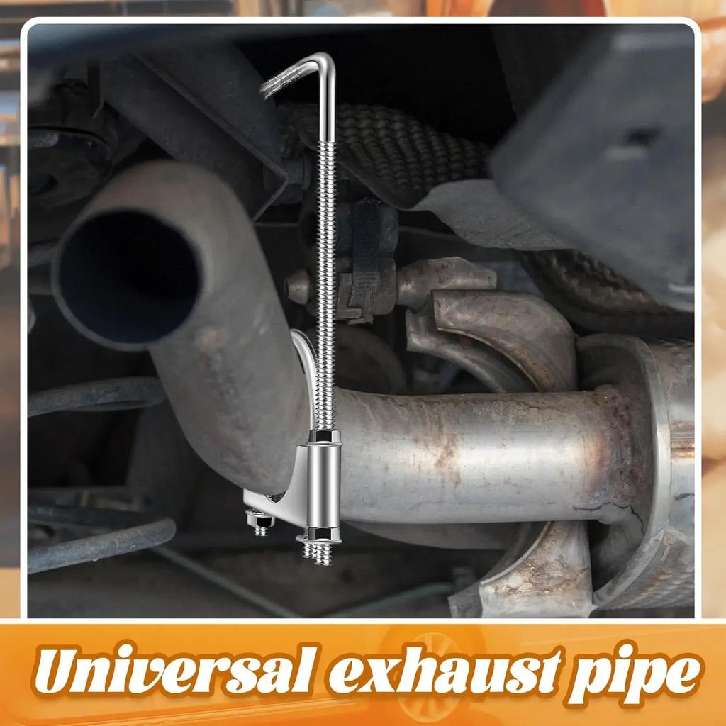 2.5 Inch Automobile Exhaust Clamp Hook Exhaust Clamp with Hanger Exhaust Clamp Clamp with Hanger Rear Muffler Hanger