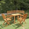 Day and Night - Day and Night Garden Bistro Set 4 Pieces Solid Acacia Wood