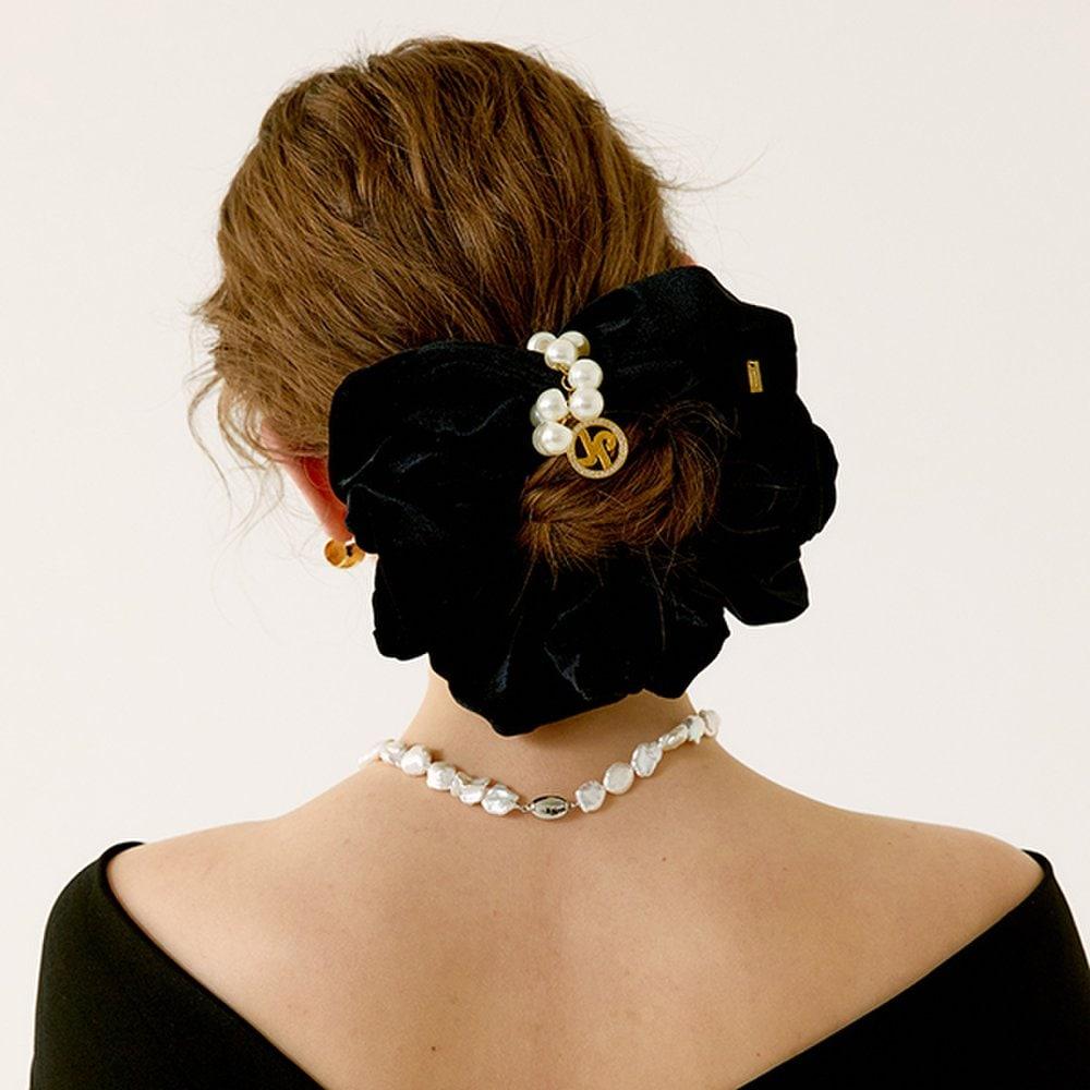 

Jp True Velvet Scrunchie Jp-23-355S brown