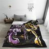 Murder Drones Coral Fleece Plush Throw Blankets Black Comedy Blankets for Bedding Bedroom Ultra-Soft Bedroom Quilt