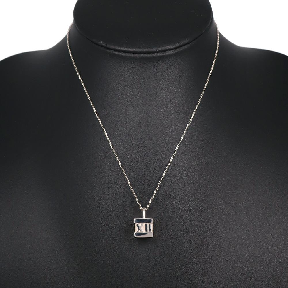 TIFFANY&Co. atlas lock Necklace Silver925 11.7g Women Used