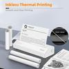 Bagana US Letter Thermal Printer Paper 8.5 x 11 Inch 4 Rolls Multipurpose Inkless Rolled Thermal Printing Paper Compatible with Letter Portable