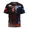 Bull Riding Sports Men's T-Shirt 3D Print Graphic Short Sleeve Round Neck T Shirts Fashion Casual 2024 Unique Design Tee Shirts