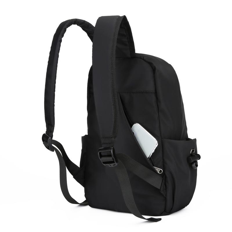 Mini Men's Backpack Fashion Small Black Shoulder School Bag for Man 2025 Canvas Designer Waterproof Sports Travel Male Backpacks
