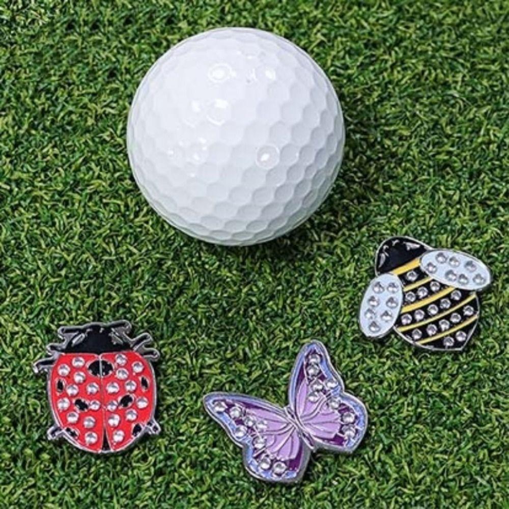Butterfly Shape Golf Cap Clip Insect Bee Golf Hat Marker Golf Ball Mark  Golf Enthusiasts