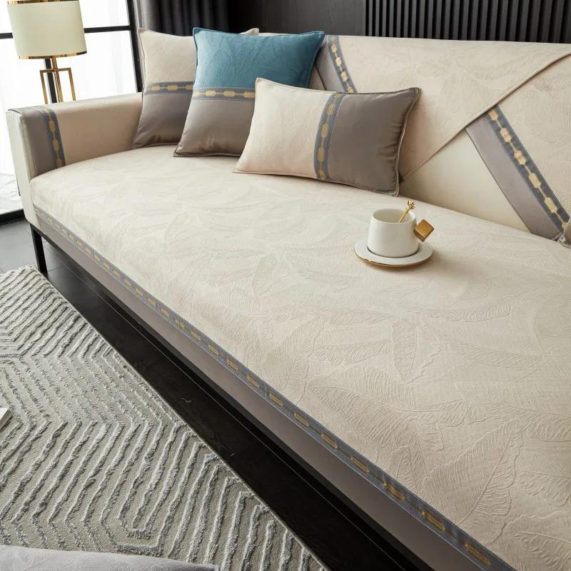 

Новый голландский бархатный чехол для дивана, универсальные противоскользящие подушки на четыре сезона, однотонный современный чехол для дивана, мягкая наволочка 30x50cm pillowcase