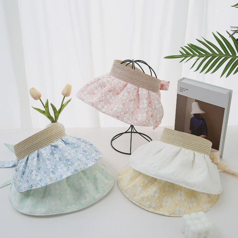 Sun Protection Hat Female Shell 2024 New Arrival Cover Face Big Brim Sun-Proof Sun Hat Foldable Air Top Sun Hat Summer