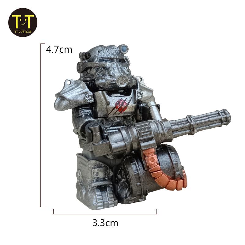 MOC Military T60 Armor Soldiers Mini Anime Action fallouts Figures Weapons Robot Kinghts Building Blocks Bricks DIY Toys  gifts