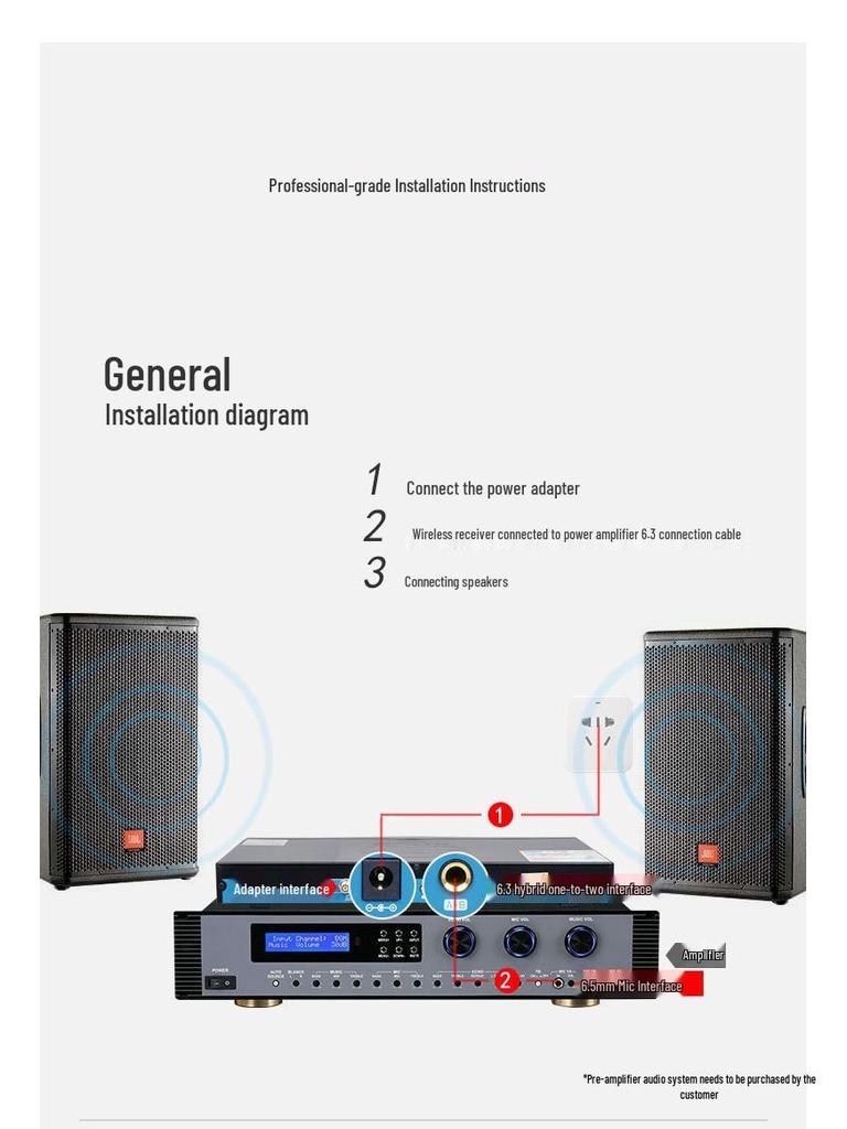 Premium U-Band Infrared Wireless Dual Microphone System with Lavalier & Headset for Stage and Conference Use