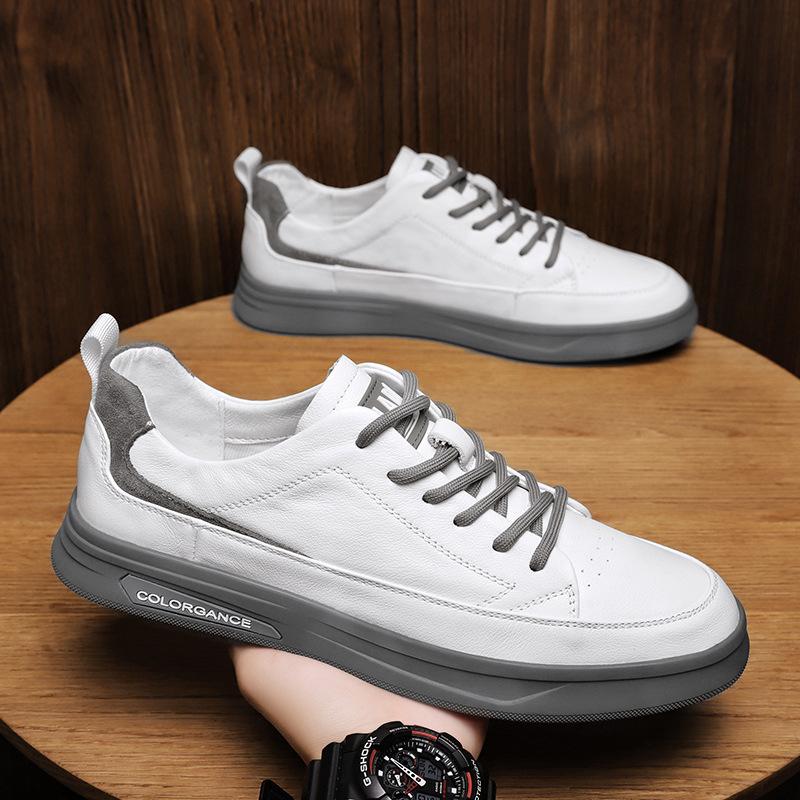 Schuhe Neue Herbst-Lederschuhe Sportliche Freizeitschuhe Boardingschuhe