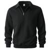 Lässiger Herren Pullover, Neuer Frühling Herbst Revers Langarm Strickware für Outdoor Freizeit Halber Reißverschluss Handel