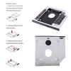 Festplattengehäuse Universal 2,5" 2. 12,7 mm/9,5 mm SSD HD SATA Festplatten-HDD-Caddy-Adaptergehäuse für CD-DVD-ROM-Optikschacht