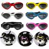 Foldable Dog Sunglasses for Outdoor Windproof Waterproof Pet Eye Glasses For Small Dogs With Adjustable Elastic Strap