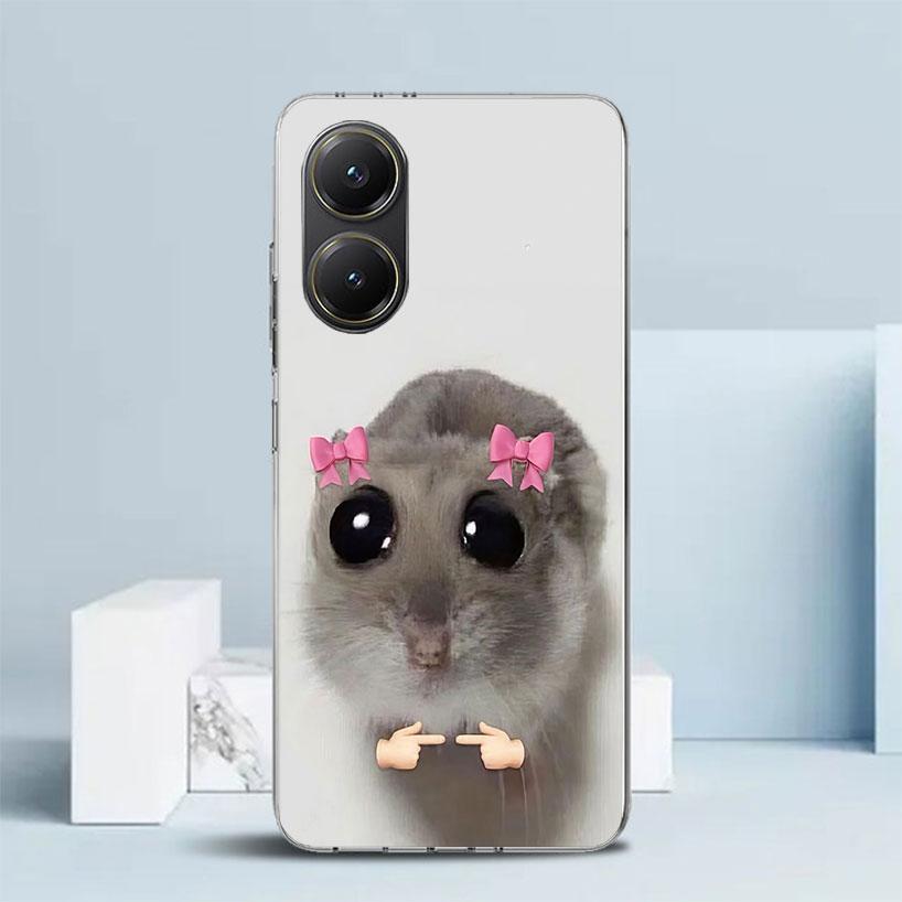 

Funny Sad Hamster Meme Soft Cover for Xiaomi Poco F7 Ultra X7 X6 X5 Pro M7 Phone Case Redmi 15 15C 13 13C 12 12C 10 10C Print Sh Xiaomi Poco X7