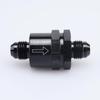 AC PERFORMANCE -6 AN Non Return One Way Inline Check Valve Fitting Aluminum Black