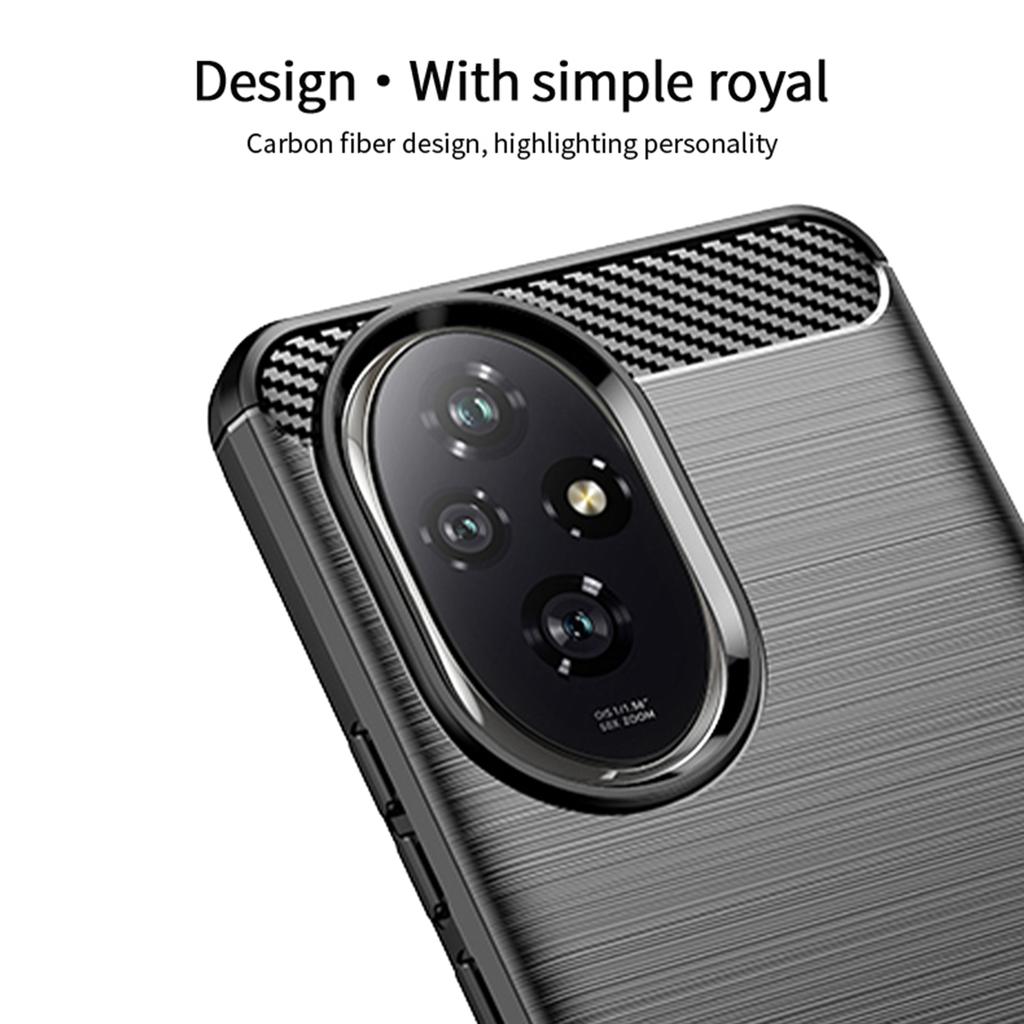 MOFI JK TPU Series-1 For Honor 200 5G Case Brushed TPU Phone Cover Carbon Fiber Texture